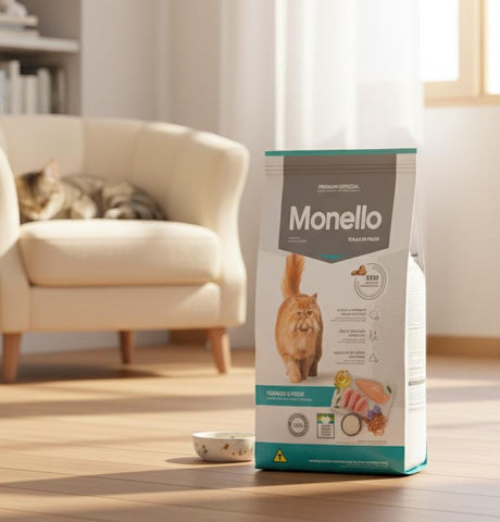 Monella Adult Cat Hairball Control Food 1kg – Chicken & Fish Flavor Blend, Reduces Hairballs & Supports Digestive Health - Al Kabayel Discount CentreMonella Adult Cat Hairball Control Food 1kg – Chicken & Fish Flavor Blend, Reduces Hairballs & Supports Digestive HealthPet SuppliesMONELLAAl Kabayel Discount Centre