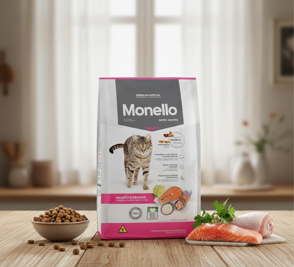 Monella Premium Adult Cat Food 1kg – Complete Nutrition with Salmon & Chicken Flavor, Rich in Protein for Healthy Coat & Muscles - Al Kabayel Discount CentreMonella Premium Adult Cat Food 1kg – Complete Nutrition with Salmon & Chicken Flavor, Rich in Protein for Healthy Coat & MusclesPet SuppliesMONELLAAl Kabayel Discount Centre