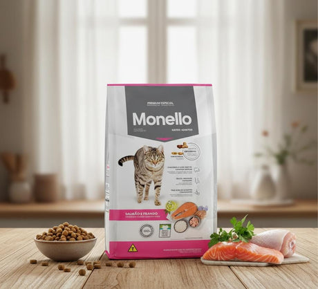 Monella Premium Adult Cat Food 1kg – Complete Nutrition with Salmon & Chicken Flavor, Rich in Protein for Healthy Coat & Muscles - Al Kabayel Discount CentreMonella Premium Adult Cat Food 1kg – Complete Nutrition with Salmon & Chicken Flavor, Rich in Protein for Healthy Coat & MusclesPet SuppliesMONELLAAl Kabayel Discount Centre