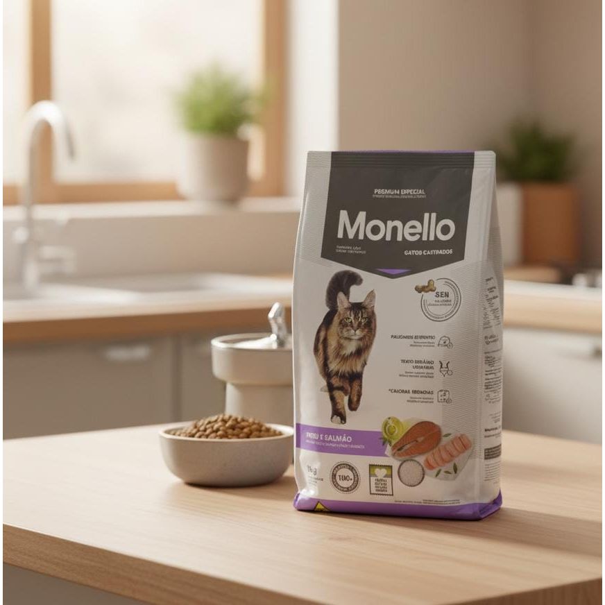 Monella Sterilized Cat Dry Food 1kg – Turkey & Salmon Flavor, Weight Management Formula for Healthy & Active Cats - Al Kabayel Discount CentreMonella Sterilized Cat Dry Food 1kg – Turkey & Salmon Flavor, Weight Management Formula for Healthy & Active CatsPet SuppliesMONELLAAl Kabayel Discount Centre