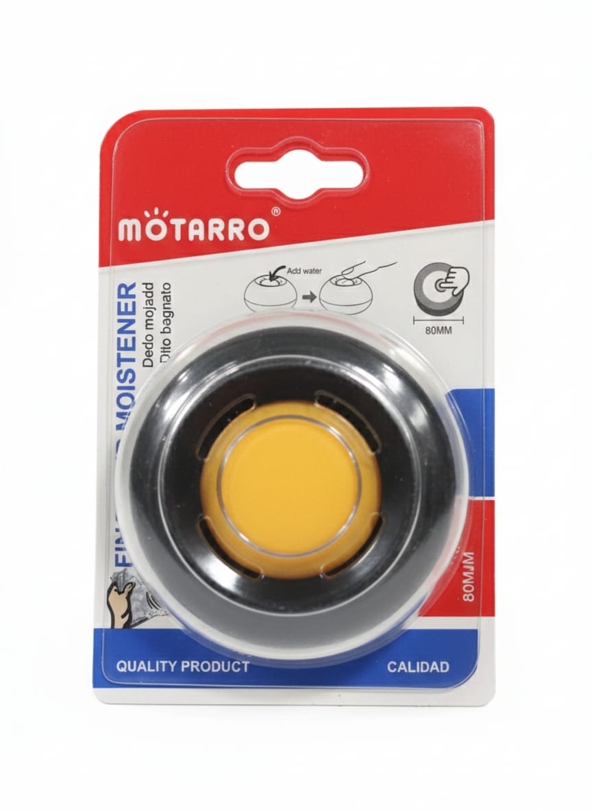 Motarro Fingertip Moistener 80 mm – Non Sticky Gel Pad for Easy Paper Handling in Office, Bank, Cash Counter and Home Use - Al Kabayel Discount CentreMotarro Fingertip Moistener 80 mm – Non Sticky Gel Pad for Easy Paper Handling in Office, Bank, Cash Counter and Home UsePen Holders & Desk OrganizersMOTARROAl Kabayel Discount Centre