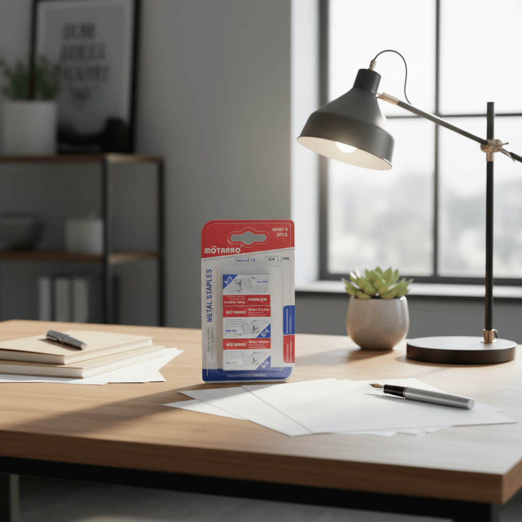 Motarro Metal Staple Pins – Size 6/4 with 4 mm Length, Pack of 3 for Paper Binding, Filing and Office Organization - Al Kabayel Discount CentreMotarro Metal Staple Pins – Size 6/4 with 4 mm Length, Pack of 3 for Paper Binding, Filing and Office OrganizationPaper Clips, Staples & FastenersMOTARROAl Kabayel Discount Centre