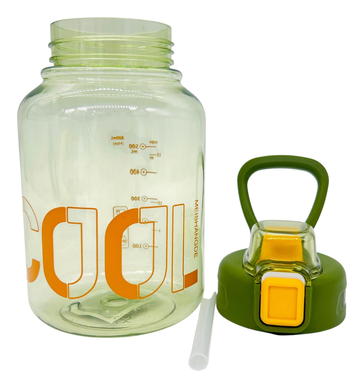 MSD Transparent Plastic Water Bottle 800ml, Green - Al Kabayel Discount CentreMSD Transparent Plastic Water Bottle 800ml, GreenWater BottlesMSDAl Kabayel Discount Centre