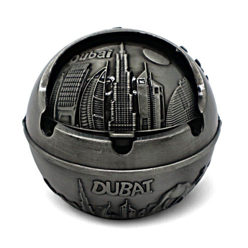 MY GIFTS Dubai Round Ashtray – Stylish Silver - Finish Souvenir Home & Office Décor - Al Kabayel Discount CentreMY GIFTS Dubai Round Ashtray – Stylish Silver - Finish Souvenir Home & Office DécorHome Décor AccentsMY GIFTSAl Kabayel Discount Centre