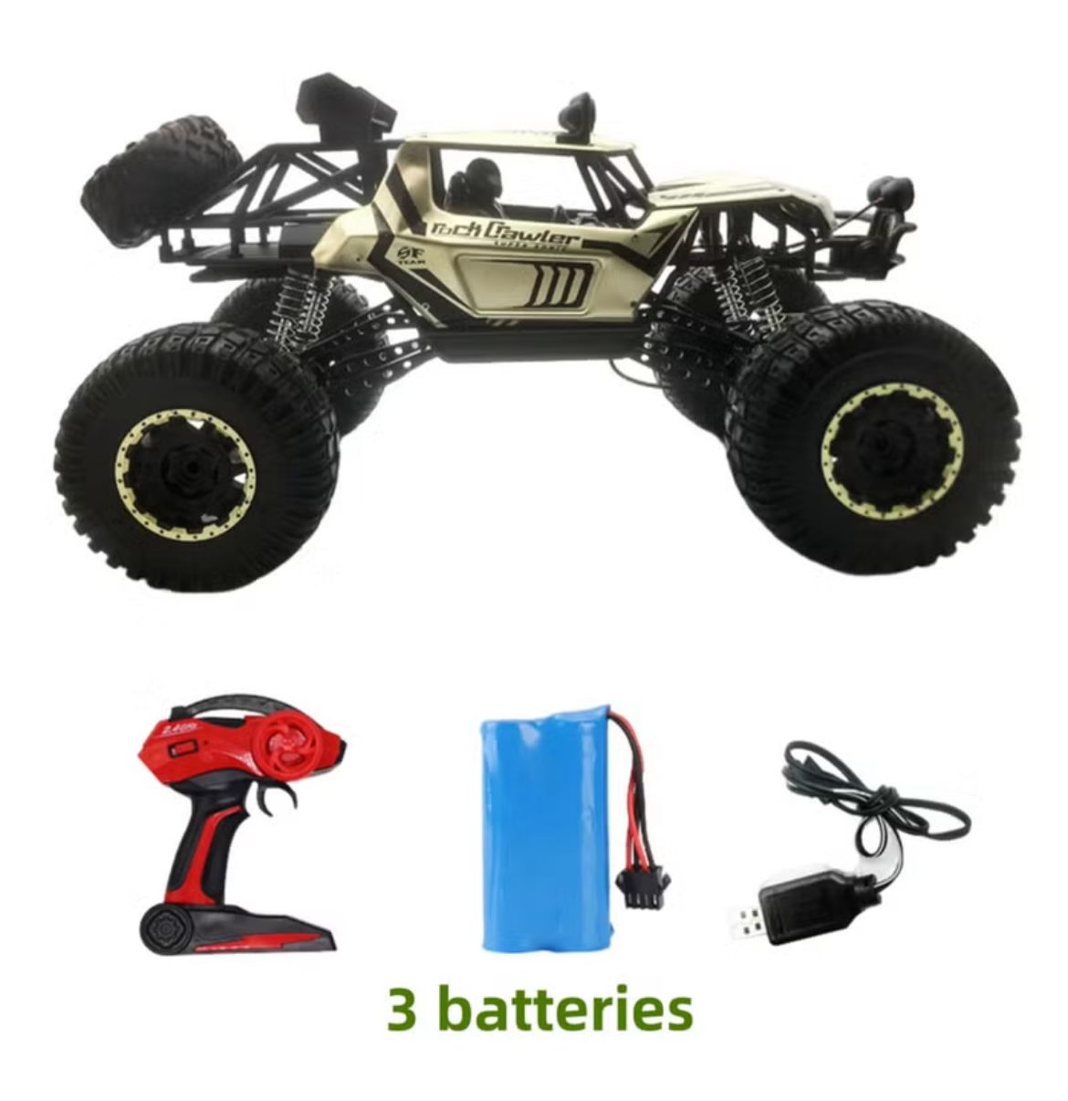 My Toys RC Rock Crawler 1:8 Scale, Die Cast Metal 4WD High Speed Racing, 2.4GHz - Al Kabayel Discount CentreMy Toys RC Rock Crawler 1:8 Scale, Die Cast Metal 4WD High Speed Racing, 2.4GHzRemote Control toysMY TOYSAl Kabayel Discount Centre
