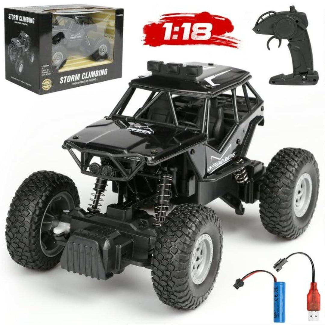 My Toys RC Storm Climbing Car 1:18 Scale, Conquer all Terrain with High Speed, Black - Al Kabayel Discount CentreMy Toys RC Storm Climbing Car 1:18 Scale, Conquer all Terrain with High Speed, BlackRemote Control toysMY TOYSAl Kabayel Discount Centre