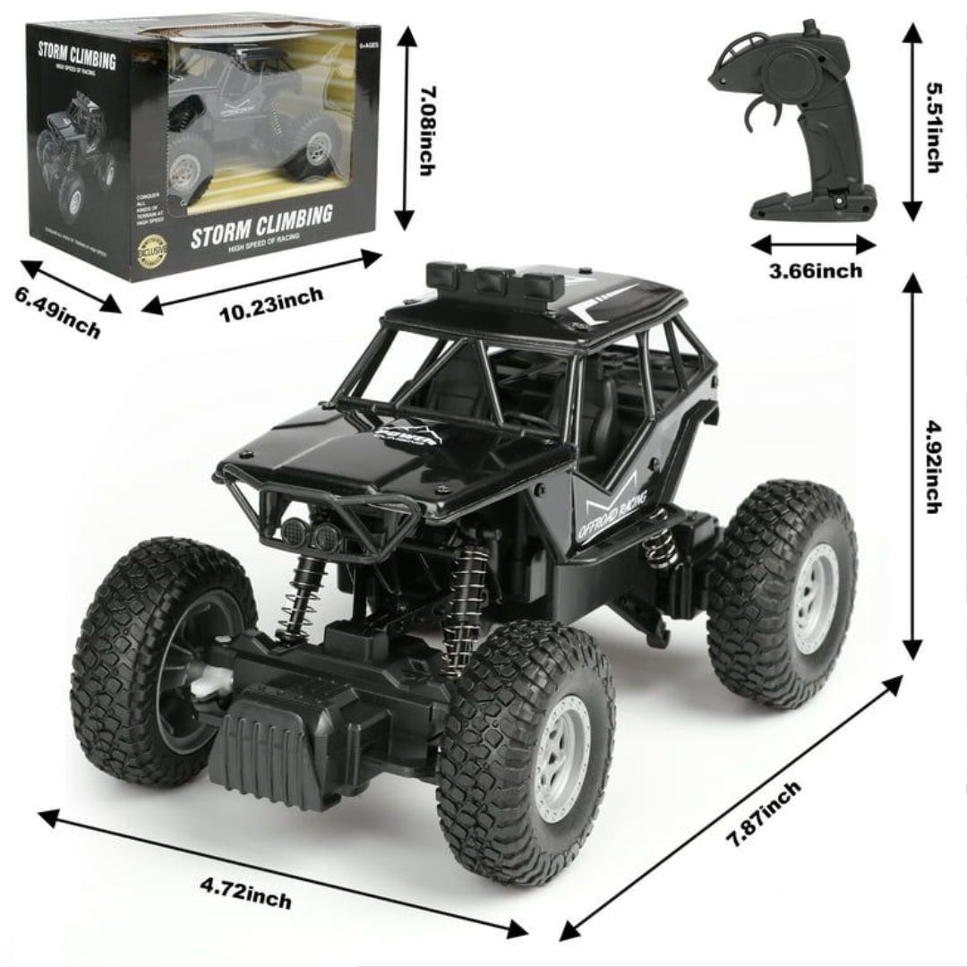 My Toys RC Storm Climbing Car 1:18 Scale, Conquer all Terrain with High Speed, Black - Al Kabayel Discount CentreMy Toys RC Storm Climbing Car 1:18 Scale, Conquer all Terrain with High Speed, BlackRemote Control toysMY TOYSAl Kabayel Discount Centre