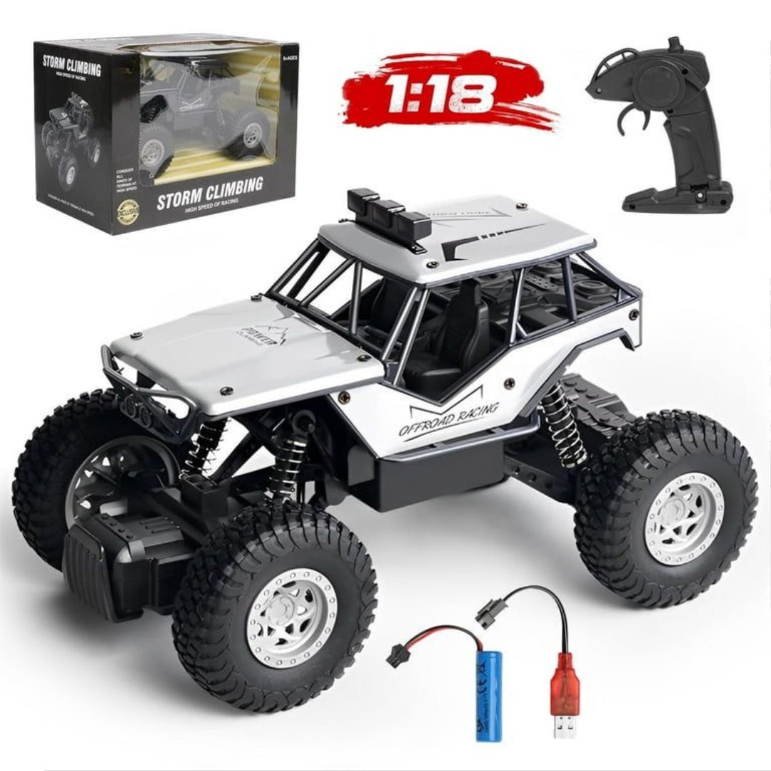 My Toys RC Storm Climbing Car 1:18 Scale, Conquer all Terrain with High Speed, White - Al Kabayel Discount CentreMy Toys RC Storm Climbing Car 1:18 Scale, Conquer all Terrain with High Speed, WhiteRemote Control toysMY TOYSAl Kabayel Discount Centre