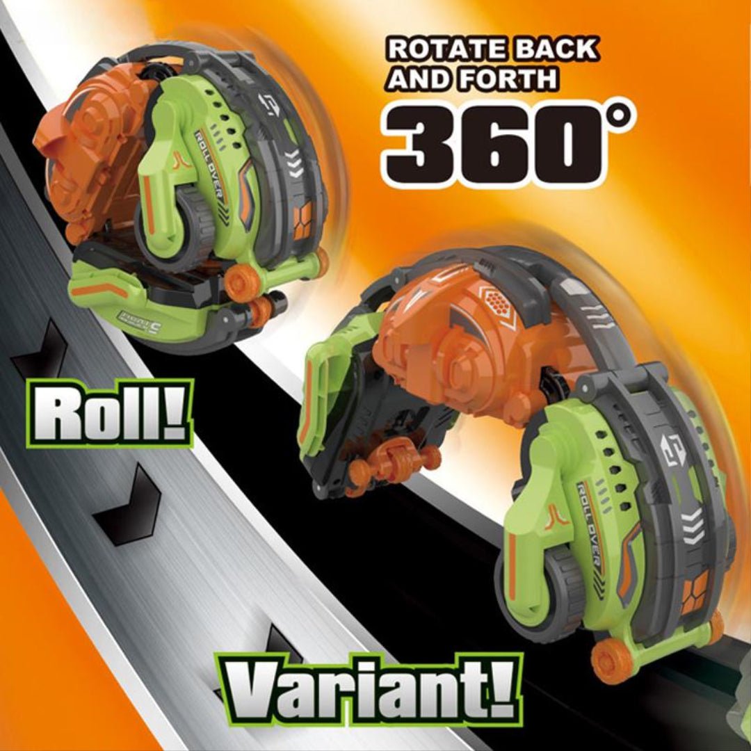 My Toys R/C Stunt Deformation Car, Sprint - Variant - Roll, 2.4GHz Remote Control, 3 Control Modes(Guesture Sensing, R/C, Watch R/C), Green/Orange - Al Kabayel Discount CentreMy Toys R/C Stunt Deformation Car, Sprint - Variant - Roll, 2.4GHz Remote Control, 3 Control Modes(Guesture Sensing, R/C, Watch R/C), Green/OrangeRemote Control toysMY TOYSAl Kabayel Discount Centre