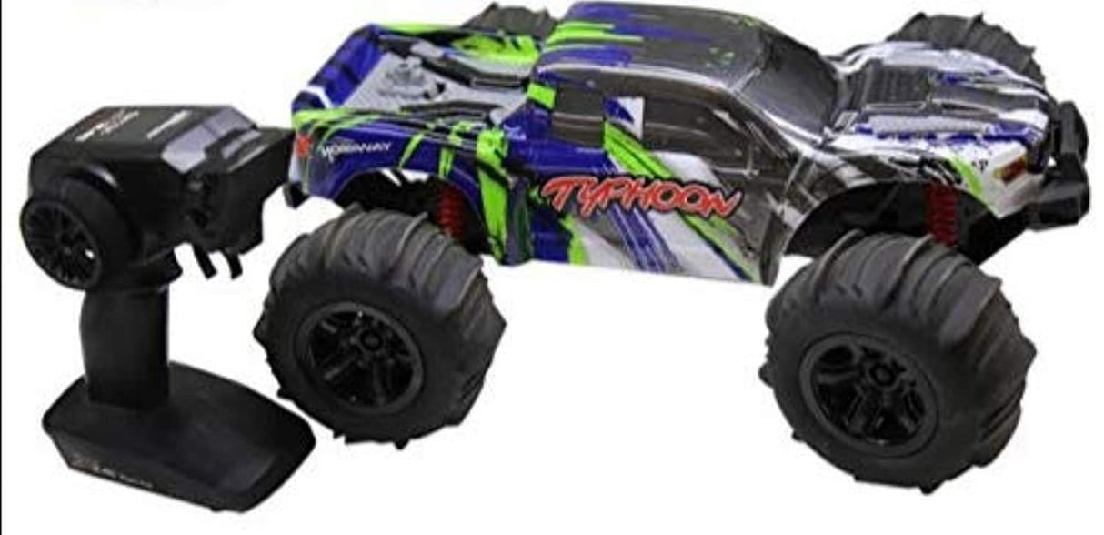 My Toys Typhoon 1:10 Scale 4WD Racing Car, 2.4GHz High Speed Radio Control, 3kg Analog Servo, 550 Power Motor, Gear Differential Design, Blue/Green, MT660 - A - Al Kabayel Discount CentreMy Toys Typhoon 1:10 Scale 4WD Racing Car, 2.4GHz High Speed Radio Control, 3kg Analog Servo, 550 Power Motor, Gear Differential Design, Blue/Green, MT660 - ARemote Control toysMY TOYSAl Kabayel Discount Centre