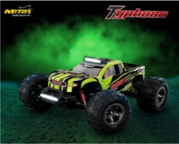 My Toys Typhoon 1:10 Scale Racing Car, 2.4G Super Fast, Independent Suspension, Metal Drive Shaft System, Gear Differential Designl, 3kg Analog Servo, 550 Power Motor, Green - MT695 - Al Kabayel Discount CentreMy Toys Typhoon 1:10 Scale Racing Car, 2.4G Super Fast, Independent Suspension, Metal Drive Shaft System, Gear Differential Designl, 3kg Analog Servo, 550 Power Motor, Green - MT695Remote Control toysMY TOYSAl Kabayel Discount Centre