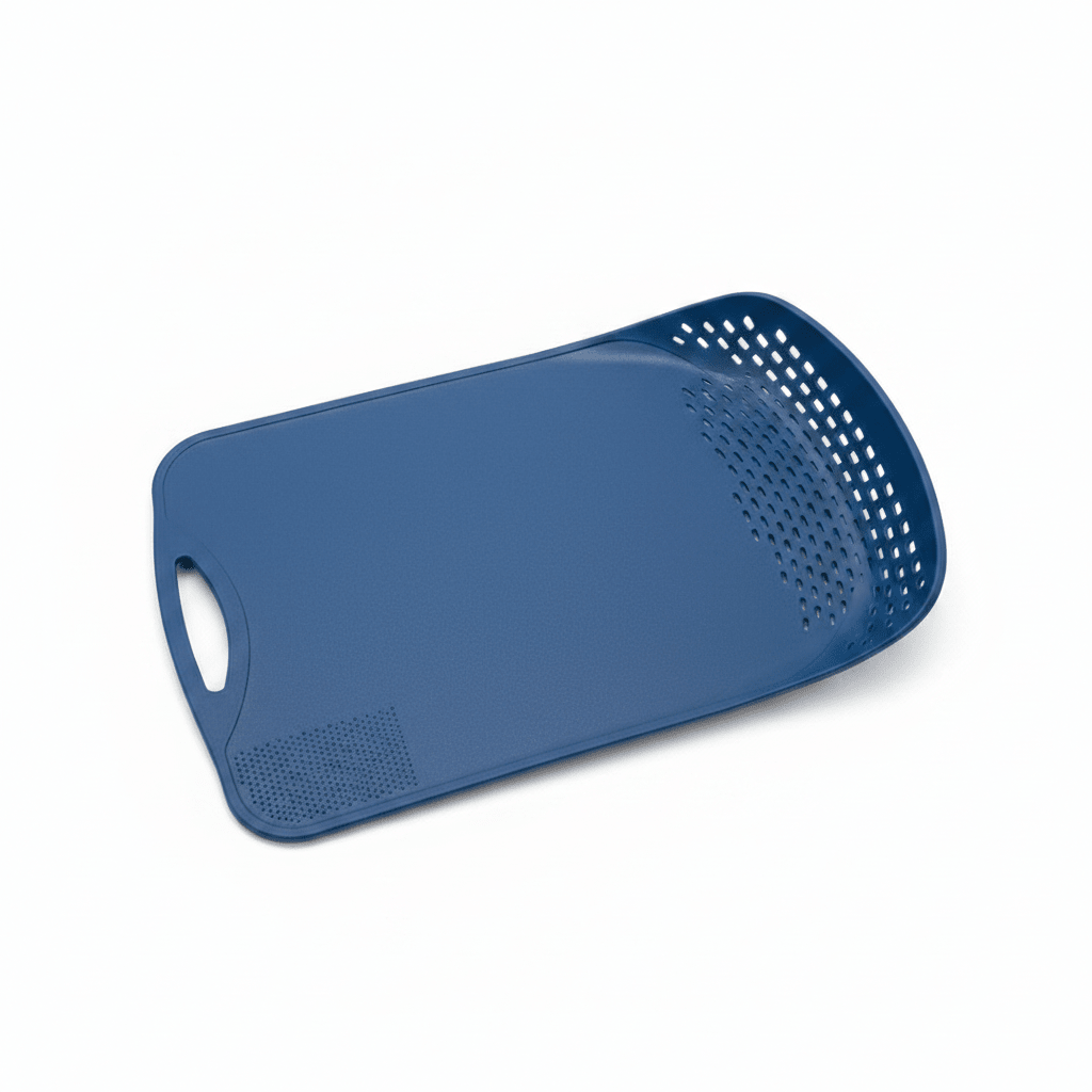 Nautilus 2 - in - 1 PP Cutting Board with Built - In Colander | 33×20cm | Navy Blue - Al Kabayel Discount CentreNautilus 2 - in - 1 PP Cutting Board with Built - In Colander | 33×20cm | Navy BlueKitchen Utensils & GadgetsNAUTILUSAl Kabayel Discount Centre