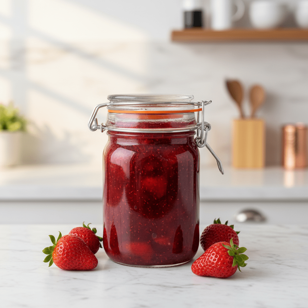 Nautilus Airtight Glass Storage Jar with Stainless Steel Clip Lock Lid & Silicone Seal — 245ml | Ideal for Preserving, Pickling, Pantry & Kitchen Organisation - Al Kabayel Discount CentreNautilus Airtight Glass Storage Jar with Stainless Steel Clip Lock Lid & Silicone Seal — 245ml | Ideal for Preserving, Pickling, Pantry & Kitchen OrganisationJars & Food SaversNAUTILUSAl Kabayel Discount Centre