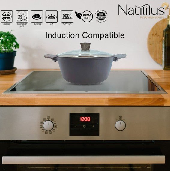 NAUTILUS Casserole 28cm - Al Kabayel Discount CentreNAUTILUS Casserole 28cmCasseroles & Stock PotsNAUTILUSAl Kabayel Discount Centre