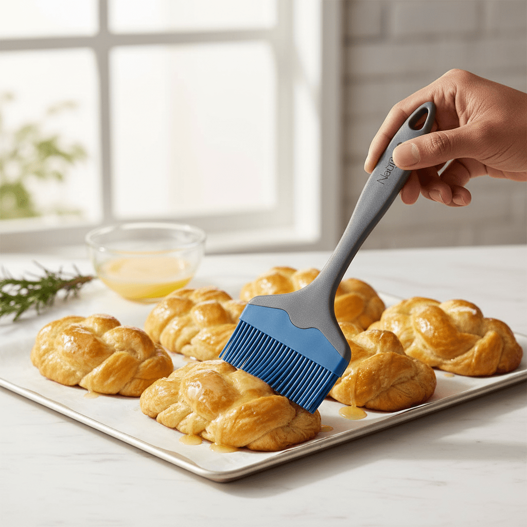 Nautilus Silicone Pastry Brush Navy Blue & Grey - 23×9 cm - Al Kabayel Discount CentreNautilus Silicone Pastry Brush Navy Blue & Grey - 23×9 cmKitchen Utensils & GadgetsNAUTILUSAl Kabayel Discount Centre