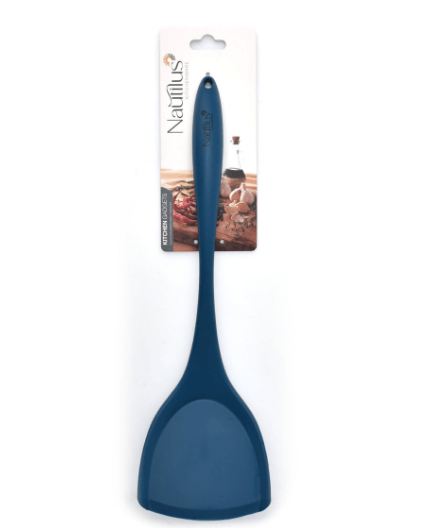 Nautilus Silicone Solid Turner - 34.5X10X5.5Cm - Blue - Al Kabayel Discount CentreNautilus Silicone Solid Turner - 34.5X10X5.5Cm - BlueKitchen Utensils & GadgetsNAUTILUSAl Kabayel Discount Centre