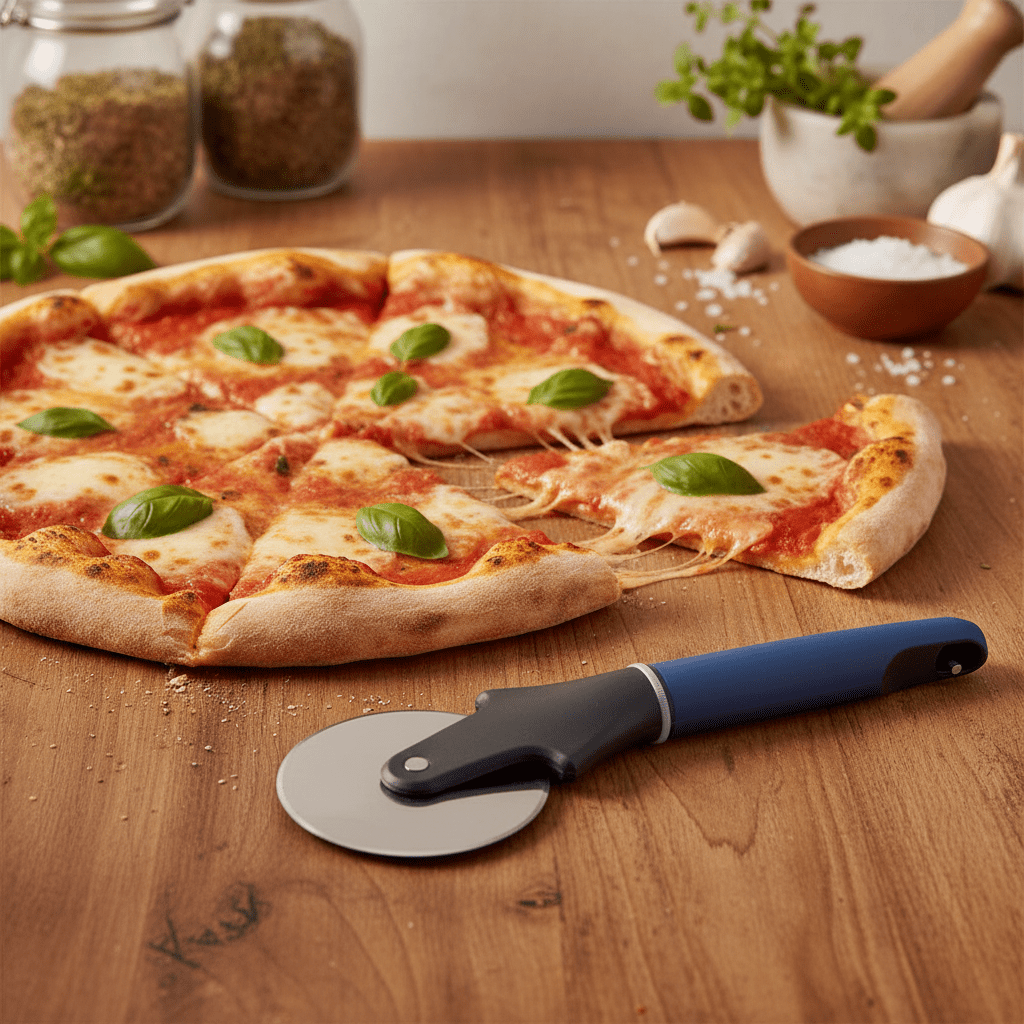 Nautilus Soft Grip Pizza Cutter 22 cm RNGT - 0804 Blue – Easy Slice Wheel Cutter - Al Kabayel Discount CentreNautilus Soft Grip Pizza Cutter 22 cm RNGT - 0804 Blue – Easy Slice Wheel CutterPizza CuttersNAUTILUSAl Kabayel Discount Centre