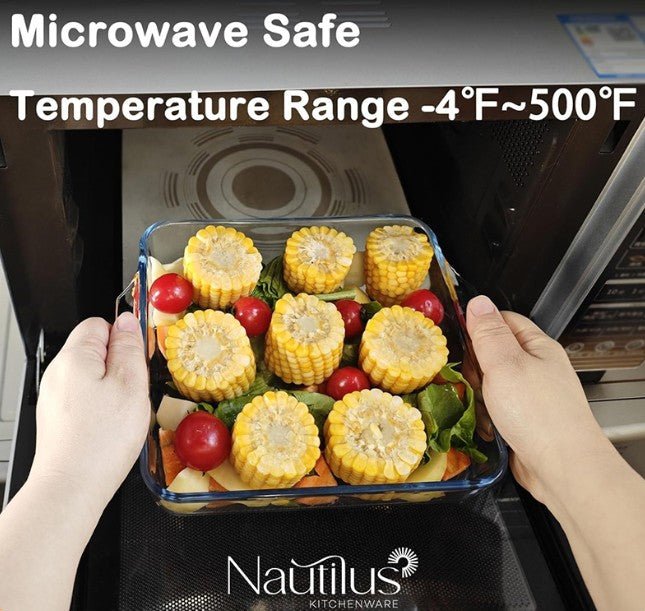 NAUTILUS Square Borosilicate Glass Baking Tray 1.5 Liter, 243mm*201mm*52mm, RNGT - 10576 - Al Kabayel Discount CentreNAUTILUS Square Borosilicate Glass Baking Tray 1.5 Liter, 243mm*201mm*52mm, RNGT - 10576Food ContainersNAUTILUSAl Kabayel Discount Centre