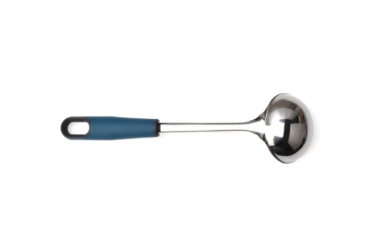 Nautilus Steel Soft Touch Handle Steel Ladle - 31cmX9cm - Blue&Grey - Al Kabayel Discount CentreNautilus Steel Soft Touch Handle Steel Ladle - 31cmX9cm - Blue&GreyCookware AccessoriesNAUTILUSAl Kabayel Discount Centre