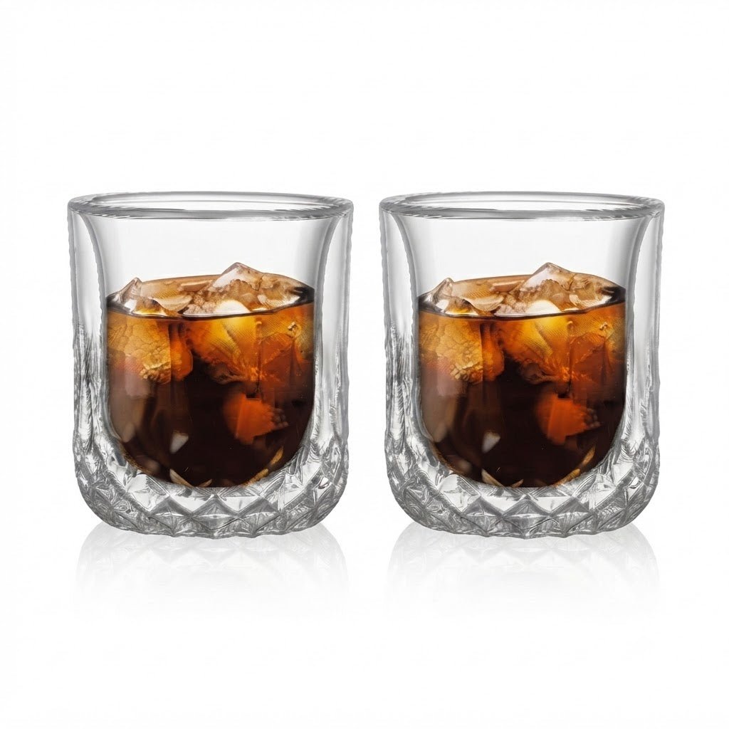 Neoflam Double Wall Borosilicate Glass Set of 2 – 200ml - Al Kabayel Discount CentreNeoflam Double Wall Borosilicate Glass Set of 2 – 200mlTumblersNEOFLAMAl Kabayel Discount Centre