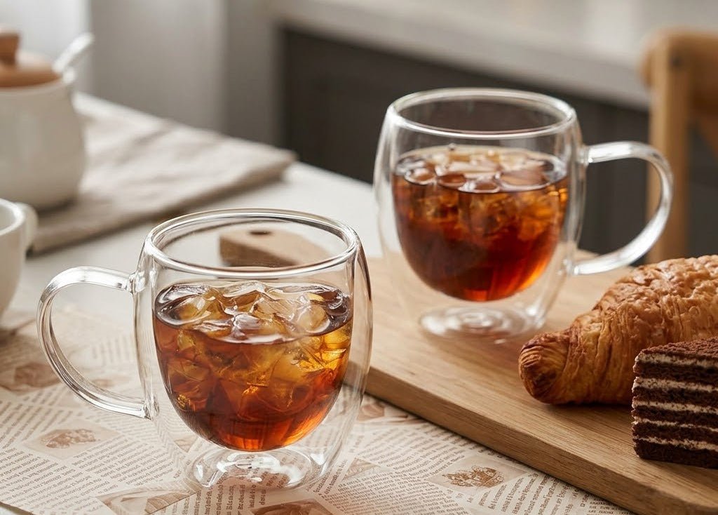 Neoflam Double Wall Glass Mug Set of 2 – 250ml - Al Kabayel Discount CentreNeoflam Double Wall Glass Mug Set of 2 – 250mlMugsNEOFLAMAl Kabayel Discount Centre
