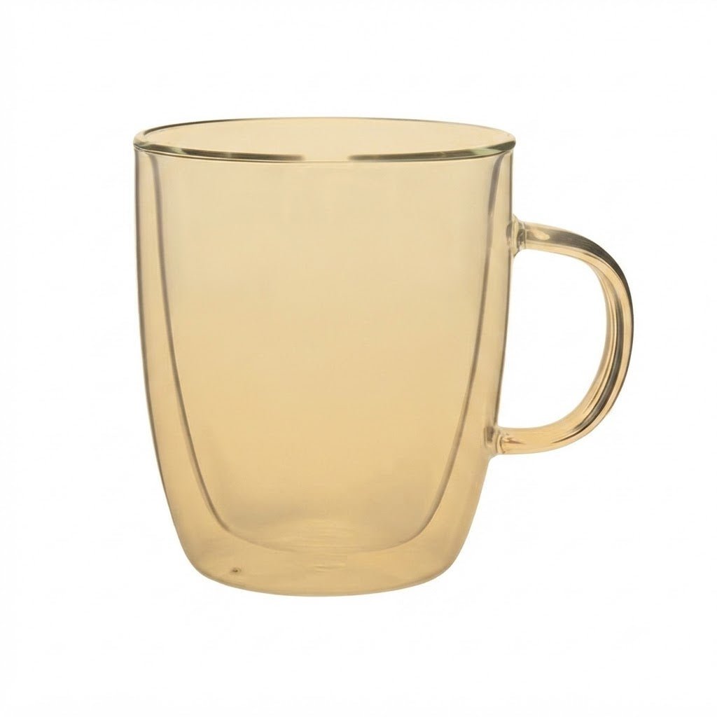 Neoflam Double Wall Glass Mug Set of 2 – 90ml – Yellow - Al Kabayel Discount CentreNeoflam Double Wall Glass Mug Set of 2 – 90ml – YellowMugsNEOFLAMAl Kabayel Discount Centre