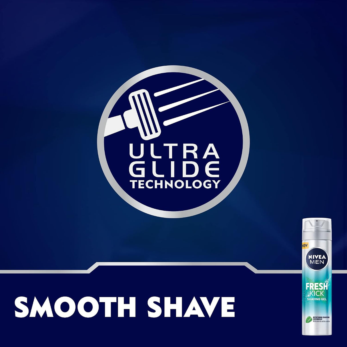 Nivea Men Fresh Kick Shaving Gel with Mint & Cactus Water, 200ml - Al Kabayel Discount CentreNivea Men Fresh Kick Shaving Gel with Mint & Cactus Water, 200mlShaving & GroomingNIVEAAl Kabayel Discount Centre