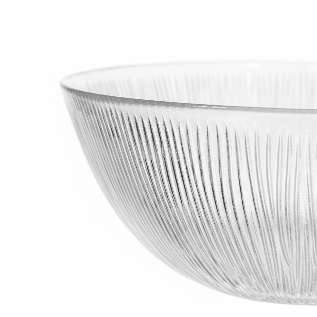Noritazeh Ribbed Glass Bowl – 23cm - Al Kabayel Discount CentreNoritazeh Ribbed Glass Bowl – 23cmBowlsNORITAZEHAl Kabayel Discount Centre
