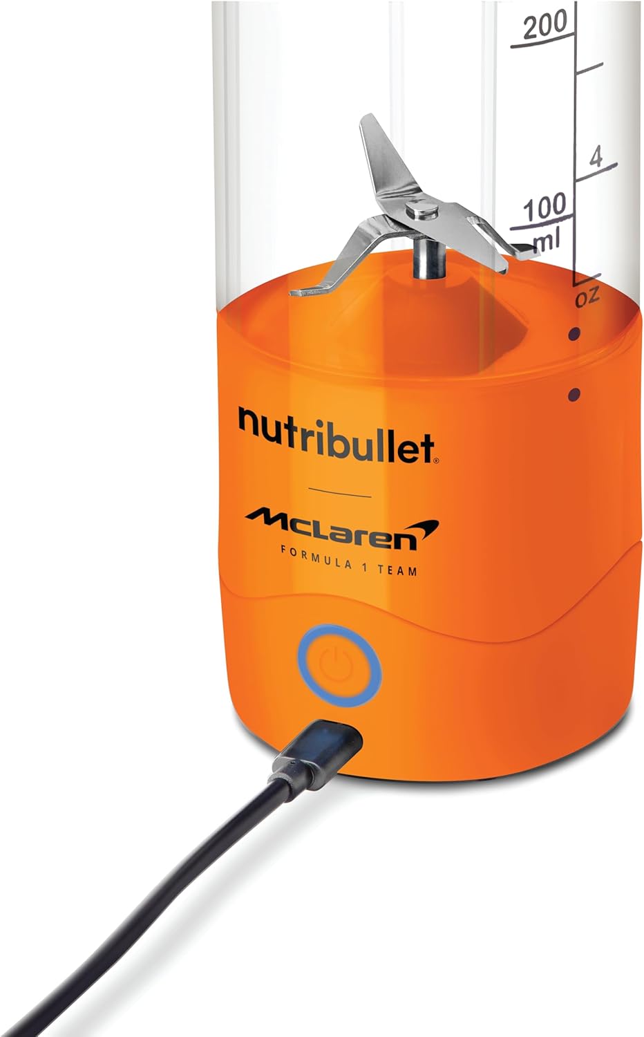Nutribullet Portable Blender McLaren F1 Team Edition – 590ml Orange, Leak - Proof Lid, Powerful Extractor Blade, USB - C Rechargeable, 15+ Blends, Juices & Smoothies, Model NB - MC475PA - Al Kabayel Discount CentreNutribullet Portable Blender McLaren F1 Team Edition – 590ml Orange, Leak - Proof Lid, Powerful Extractor Blade, USB - C Rechargeable, 15+ Blends, Juices & Smoothies, Model NB - MC475PABlenders, Mixers & Food ProcessorsNUTRIBULLETAl Kabayel Discount Centre