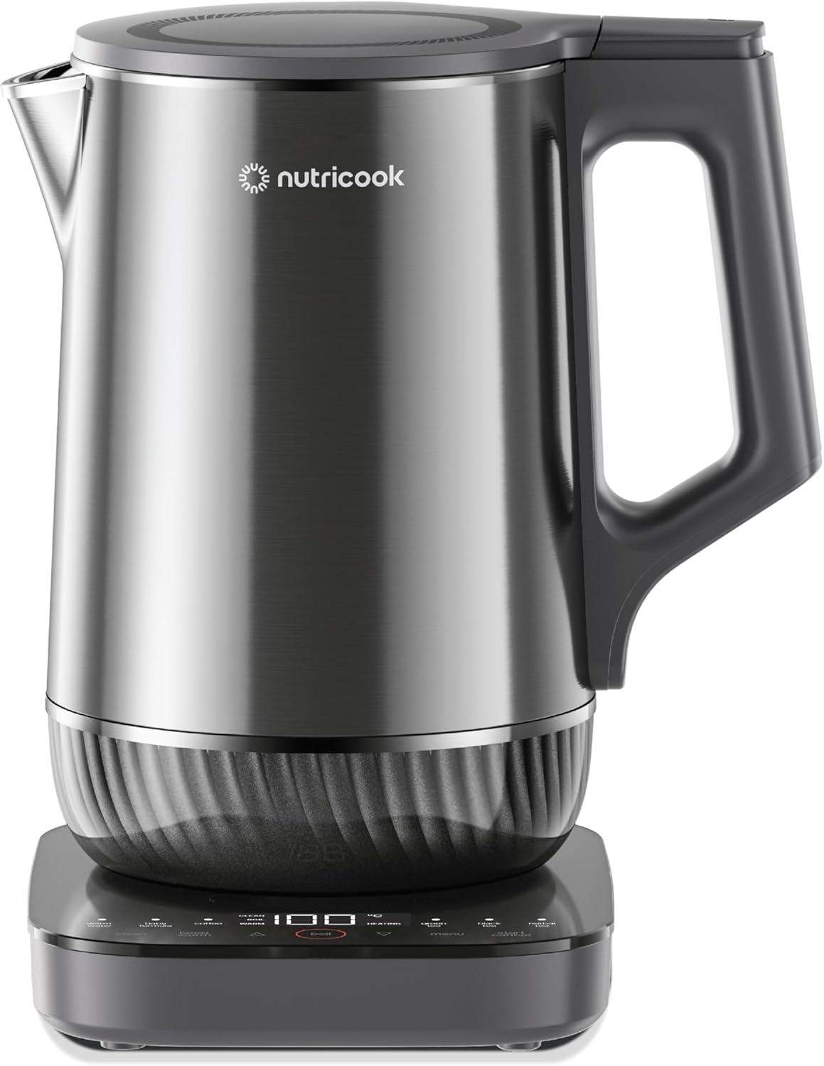 Nutricook 6 in 1 Digital Kettle with temperature control, 1.7 L, 1800W |Stainless Steel | 3D Fast Heating Technology | Cool Touch Exterior | Auto Shut Off, Boil Dry Protection |USK600 - Al Kabayel Discount CentreNutricook 6 in 1 Digital Kettle with temperature control, 1.7 L, 1800W |Stainless Steel | 3D Fast Heating Technology | Cool Touch Exterior | Auto Shut Off, Boil Dry Protection |USK600Electric KettlesNUTRICOOKAl Kabayel Discount Centre