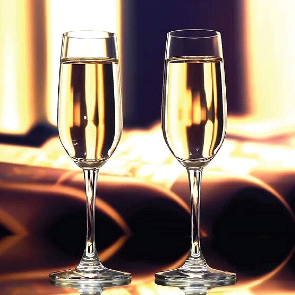 Ocean Champagne Glasses, Set Of 2, Clear, 210 Ml, 015F0702, Champagne Flutes, Champagne Glasses, Sparkling Wine Flutes, Tulips Glasses, Couple Glass - Al Kabayel Discount CentreOcean Champagne Glasses, Set Of 2, Clear, 210 Ml, 015F0702, Champagne Flutes, Champagne Glasses, Sparkling Wine Flutes, Tulips Glasses, Couple GlassDrinkware SetsOCEANAl Kabayel Discount Centre