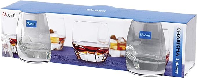 Ocean Charisma, Liqueur & Spirits Glasses, Set Of 6, Clear, 340 Ml, B1711203, Double Rock Glass, Lowball Glass, Water Glass, Whiskey Glass, Whisky Glass, Old Fashioned Glass, Scotch Glass, Rum Glass - Al Kabayel Discount CentreOcean Charisma, Liqueur & Spirits Glasses, Set Of 6, Clear, 340 Ml, B1711203, Double Rock Glass, Lowball Glass, Water Glass, Whiskey Glass, Whisky Glass, Old Fashioned Glass, Scotch Glass, Rum GlassDrinkware SetOCEANAl Kabayel Discount Centre