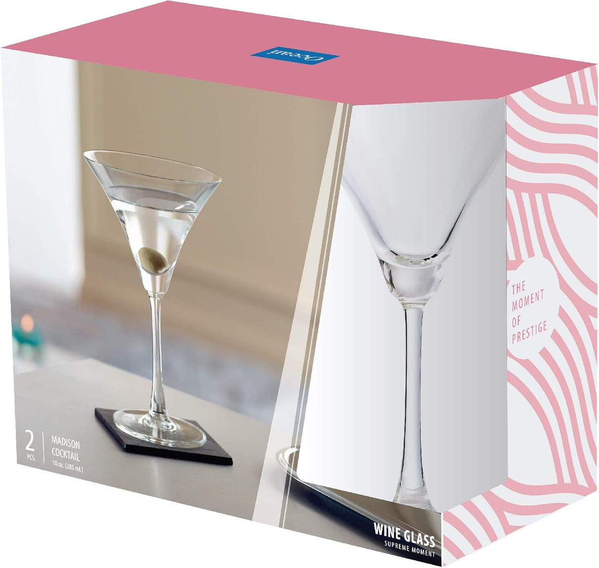 Ocean Madison Cocktail Glasses Set Of 2, Clear, 285 Ml, 015C1002, Martini Glass, Coupe Glass, Margarita Glass, V - Shaped Glass, Conical Glass - Al Kabayel Discount CentreOcean Madison Cocktail Glasses Set Of 2, Clear, 285 Ml, 015C1002, Martini Glass, Coupe Glass, Margarita Glass, V - Shaped Glass, Conical GlassDrinkware SetsOCEANAl Kabayel Discount Centre