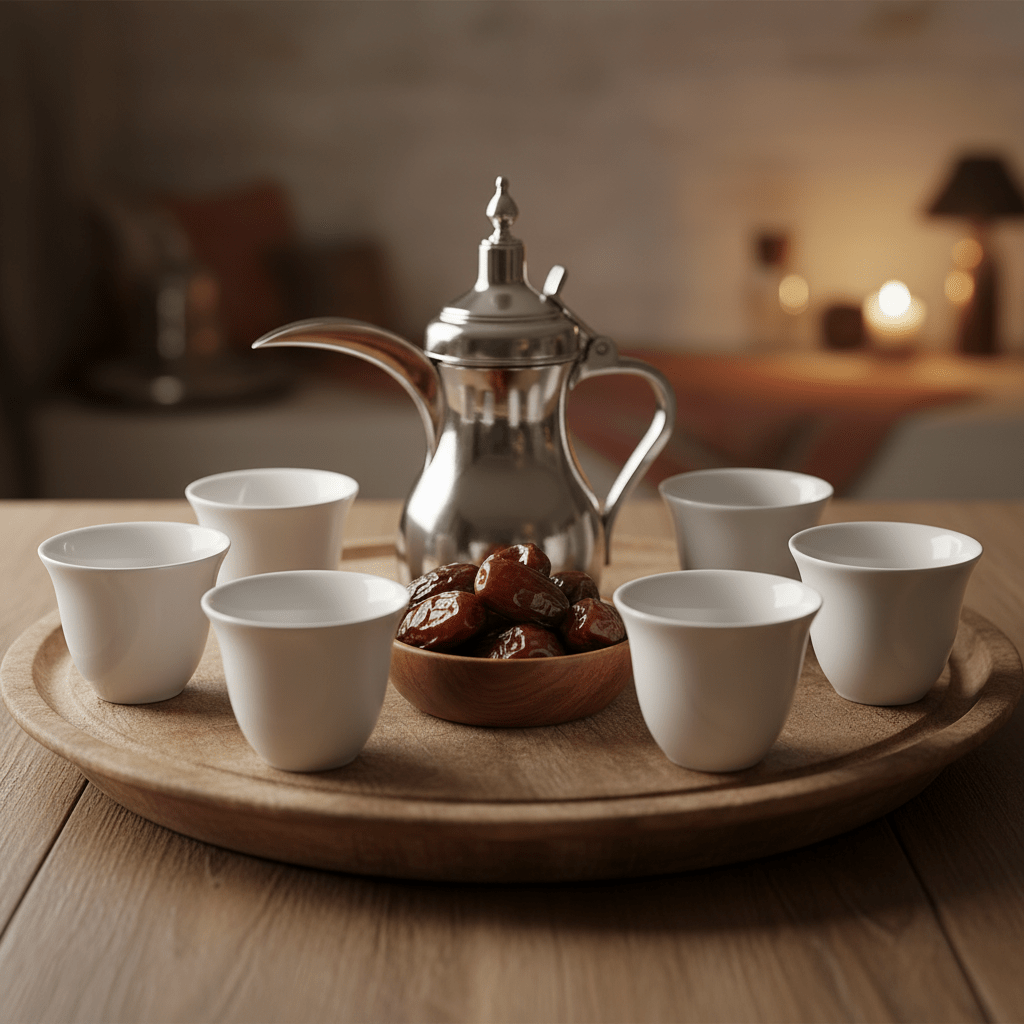 Olive 6pcs White Plain Ceramic Cawa Cup Set 80ml Minimalist Classic Small Cups for Coffee Espresso and Tea Serving - Al Kabayel Discount CentreOlive 6pcs White Plain Ceramic Cawa Cup Set 80ml Minimalist Classic Small Cups for Coffee Espresso and Tea ServingTea SetsOLIVEAl Kabayel Discount Centre