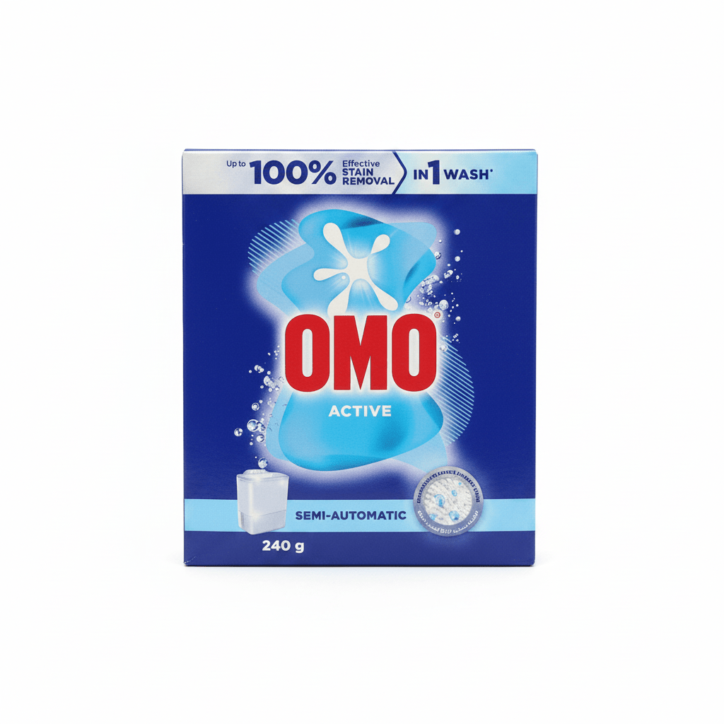 OMO Semi Automatic Detergent, 240g - Al Kabayel Discount CentreOMO Semi Automatic Detergent, 240gLaundry CareOMOAl Kabayel Discount Centre