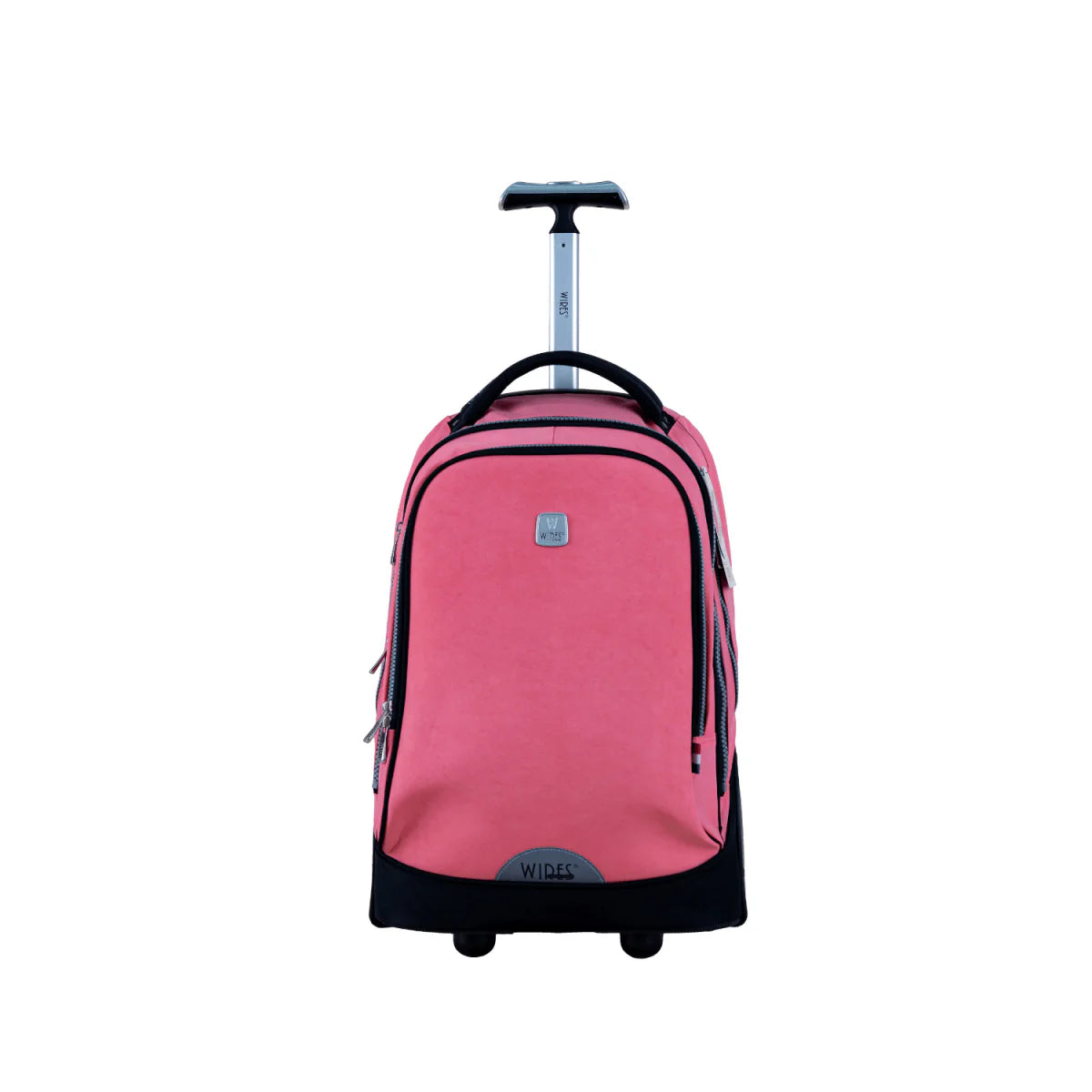 Wires Big Wheel School Bag Trolley Set of 3 (Lunch Bag & Pencil Case) Orange