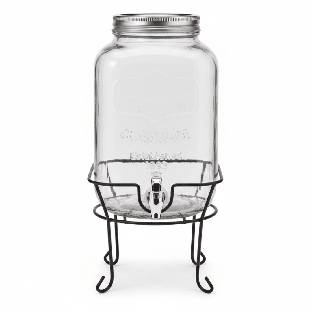 Orchid 8-Litre Glass Beverage Dispenser with Stand & Tap - Al Kabayel Discount CentreOrchid 8-Litre Glass Beverage Dispenser with Stand & TapJugsORCHIDAl Kabayel Discount Centre