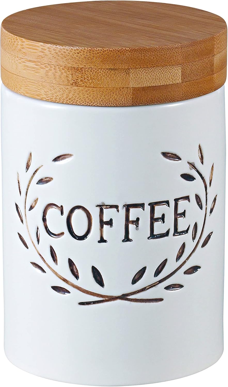 Orchid Ceramic Storage Jars Kitchen Food Container with Lid Porcelain Canister for Cookies, Oats & Salt. (Coffee) - Al Kabayel Discount CentreOrchid Ceramic Storage Jars Kitchen Food Container with Lid Porcelain Canister for Cookies, Oats & Salt. (Coffee)Al Kabayel Discount CenterAl Kabayel Discount Centre