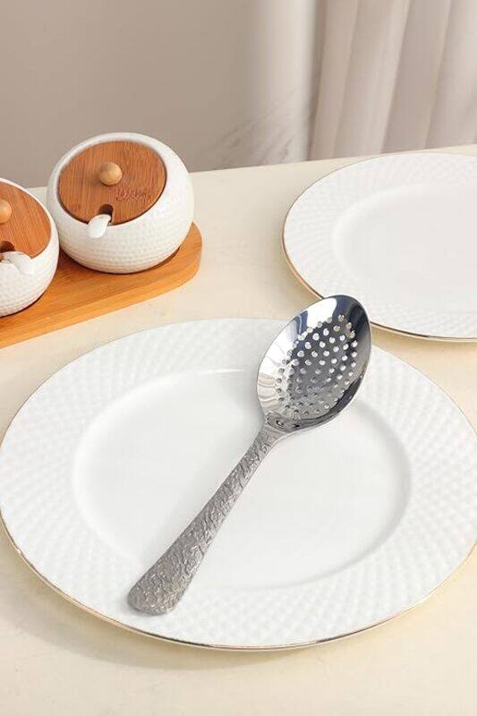 Orchid Stainless Steel Slotted Serving Spoon - 25CM - Al Kabayel Discount CentreOrchid Stainless Steel Slotted Serving Spoon - 25CMCookware AccessoriesORCHIDAl Kabayel Discount Centre