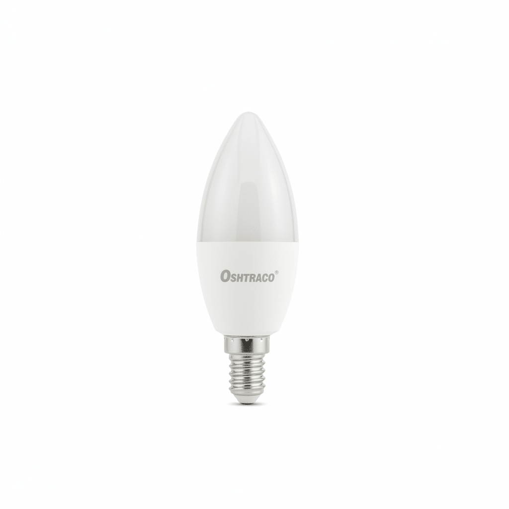 Oshtraco E14 LED Candle Bulb 8W, Warm White - Al Kabayel Discount CentreOshtraco E14 LED Candle Bulb 8W, Warm WhiteLight BulbsOSHTRACOAl Kabayel Discount Centre