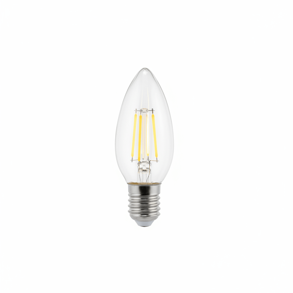 Oshtraco E14 LED Candle Bulb Dimmable Filament 3W, Warm White - Al Kabayel Discount CentreOshtraco E14 LED Candle Bulb Dimmable Filament 3W, Warm WhiteLight BulbsOSHTRACOAl Kabayel Discount Centre