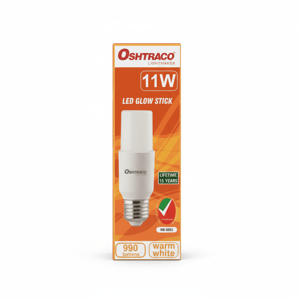 Oshtraco E27 LED Glow Stick Bulb 11W, Warm White - Al Kabayel Discount CentreOshtraco E27 LED Glow Stick Bulb 11W, Warm WhiteLight BulbsOSHTRACOAl Kabayel Discount Centre
