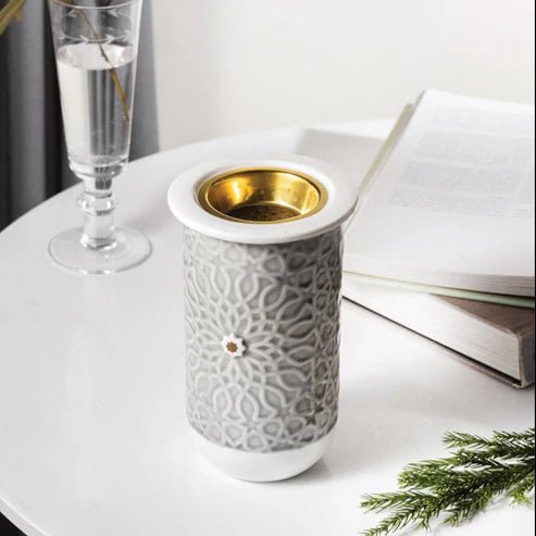 Otantik Asala Incense Burner 11cm*18cm, Grey/Gold - ET2610 - Al Kabayel Discount CentreOtantik Asala Incense Burner 11cm*18cm, Grey/Gold - ET2610Home Décor AccentsOTANTIKAl Kabayel Discount Centre
