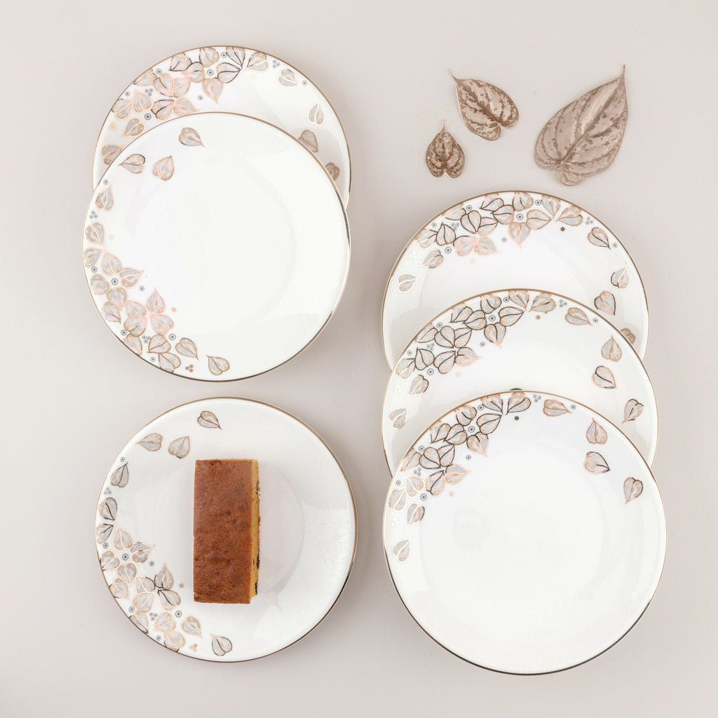 Otantik Lilac Porcelain Dessert Plate Set – 6 - Piece 7.5" Cream & White Refined Dining Edition - Al Kabayel Discount CentreOtantik Lilac Porcelain Dessert Plate Set – 6 - Piece 7.5" Cream & White Refined Dining EditionPlatesOTANTIKAl Kabayel Discount Centre