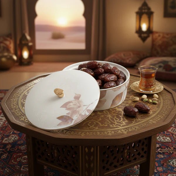 Otantik Marisella ET3021 Medium Serving/Date Bowl – Red & Gold Floral Porcelain – 180 mm - Al Kabayel Discount CentreOtantik Marisella ET3021 Medium Serving/Date Bowl – Red & Gold Floral Porcelain – 180 mmBowlsOTANTIKAl Kabayel Discount Centre