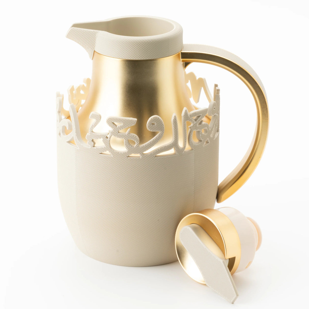 Otantik Mirral Luxury 1L Vacuum Insulated Tea & Coffee Pot – Classic White with Rich Gold Accent - Al Kabayel Discount CentreOtantik Mirral Luxury 1L Vacuum Insulated Tea & Coffee Pot – Classic White with Rich Gold AccentThermosOTANTIKAl Kabayel Discount Centre