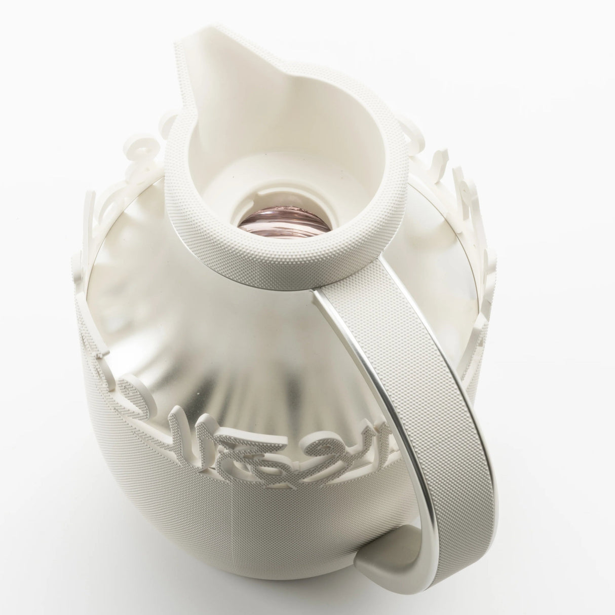 Otantik Mirral Luxury 1L Vacuum Insulated Tea & Coffee Pot – Elegant White with Silver Finish - Al Kabayel Discount CentreOtantik Mirral Luxury 1L Vacuum Insulated Tea & Coffee Pot – Elegant White with Silver FinishThermosOTANTIKAl Kabayel Discount Centre