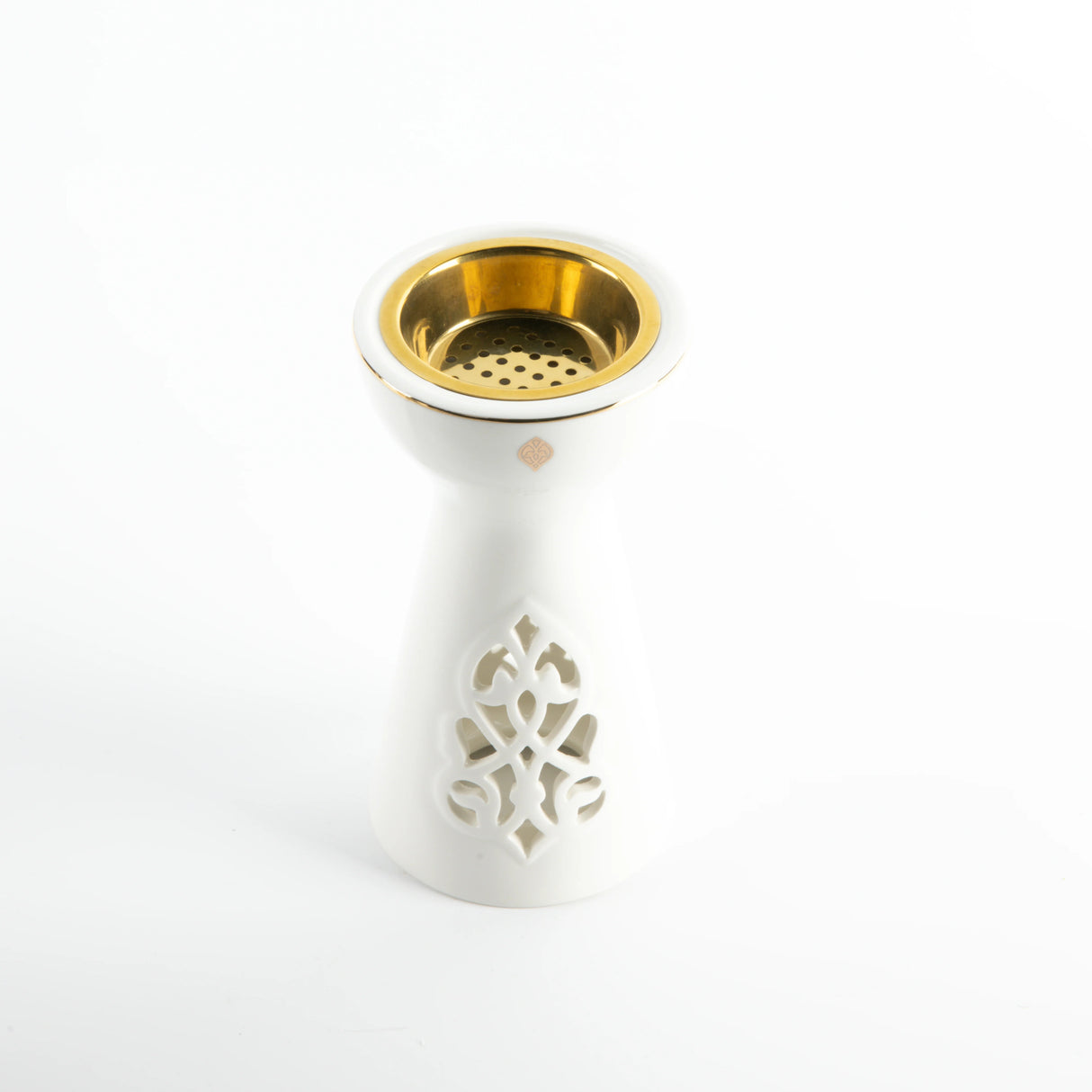 Otantik Naqsh Porcelain Incence Burner 9cm*17.5cm, White/Gold - ET2980 - Al Kabayel Discount CentreOtantik Naqsh Porcelain Incence Burner 9cm*17.5cm, White/Gold - ET2980Home Décor AccentsOTANTIKAl Kabayel Discount Centre