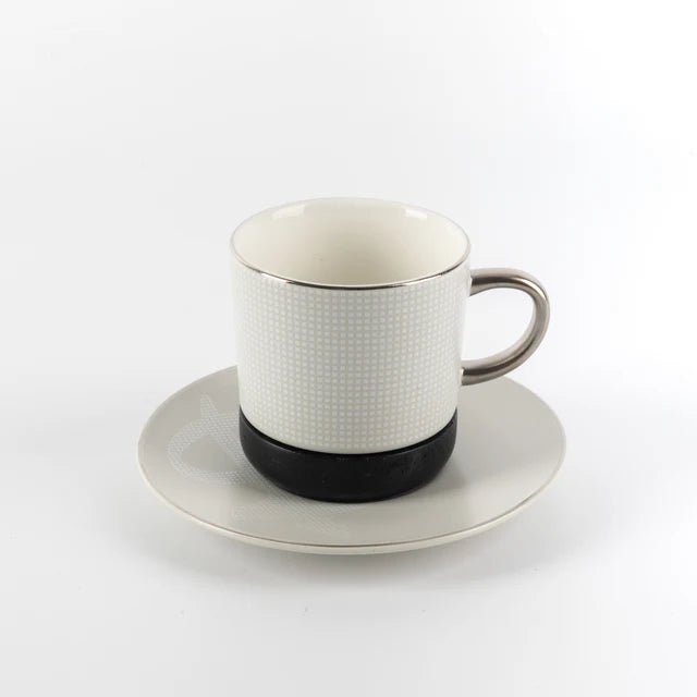 Otantik Sidrah - Cappuccino Set (12-Pc) - Midnight Silver - 240ml - Al Kabayel Discount CentreOtantik Sidrah - Cappuccino Set (12-Pc) - Midnight Silver - 240mlTea SetsOTANTIKAl Kabayel Discount Centre