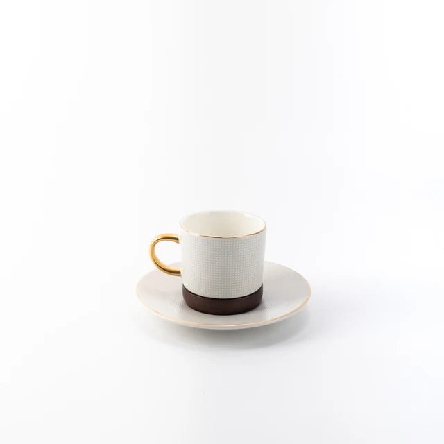 Otantik Sidrah - Espresso/Turkish Coffee Set (12-Pc) - Walnut Gold - 115ml - Al Kabayel Discount CentreOtantik Sidrah - Espresso/Turkish Coffee Set (12-Pc) - Walnut Gold - 115mlTea SetsOTANTIKAl Kabayel Discount Centre